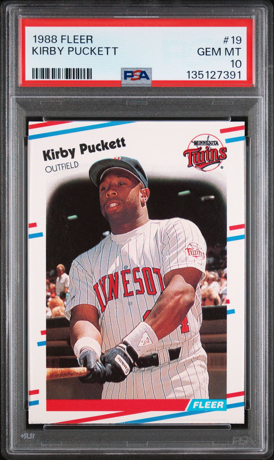 1988 Fleer FLEER #19 Kirby Puckett front