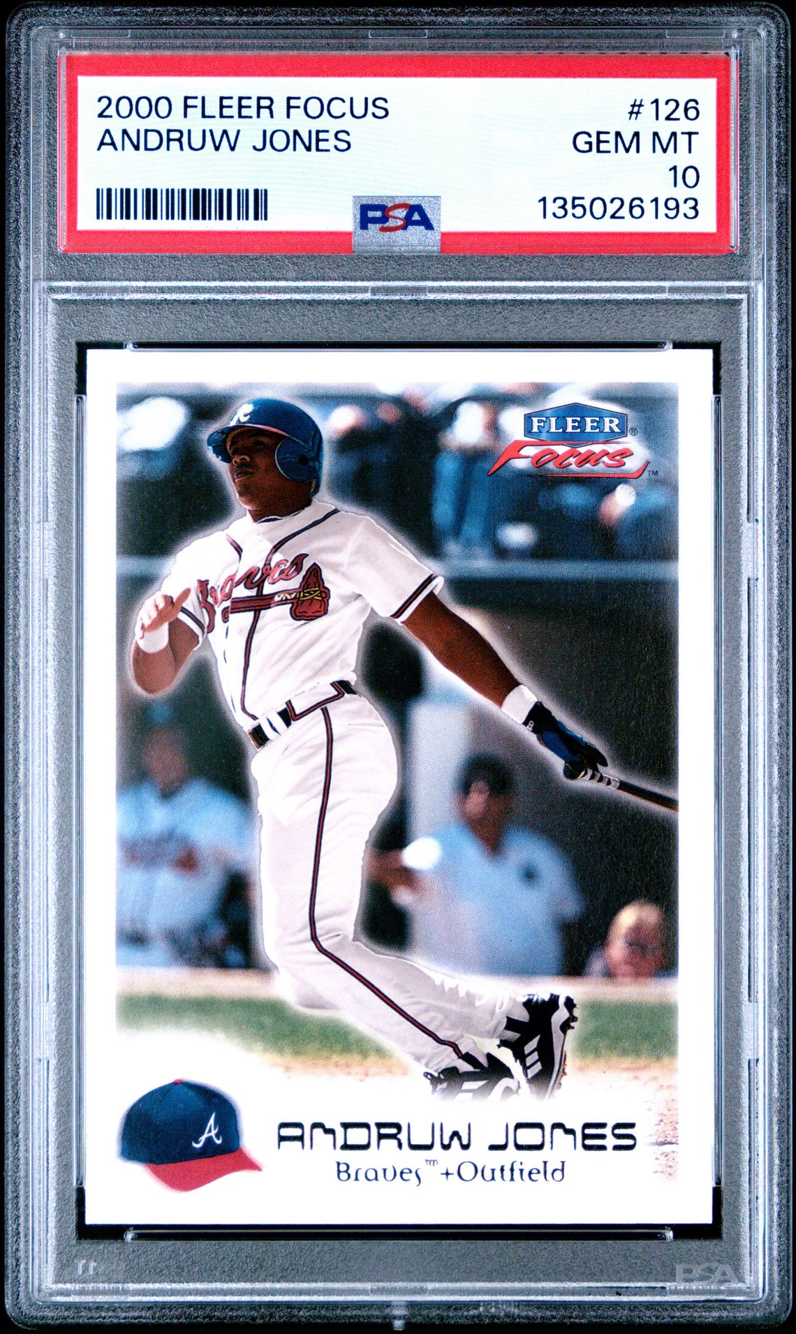 2000 Fleer FLEER FOCUS #126 Andruw Jones front
