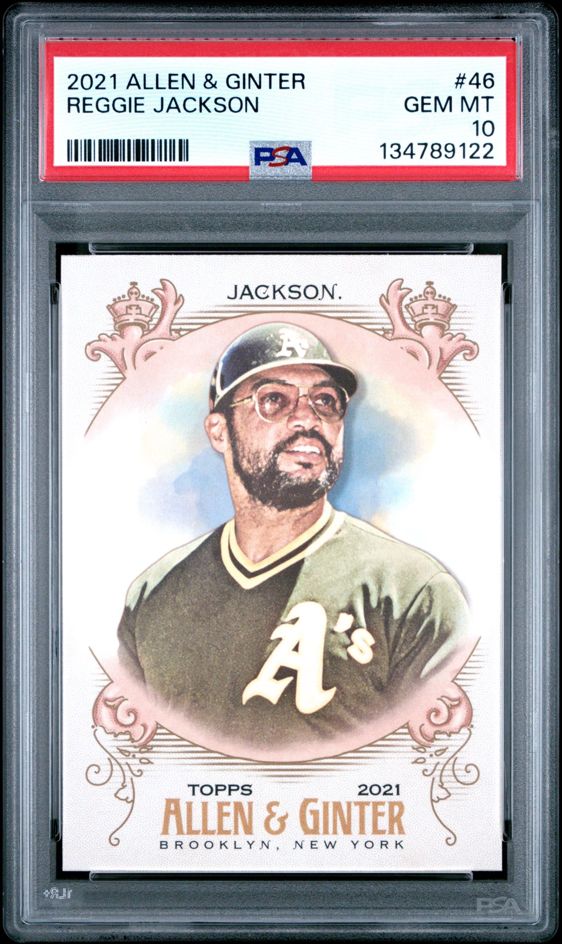 2021 Topps TOPPS ALLEN & GINTER #46 Reggie Jackson front