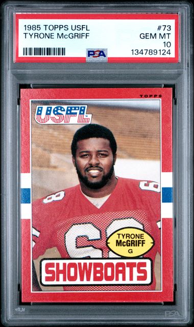 1985 Topps #73 Tyrone McGriff front