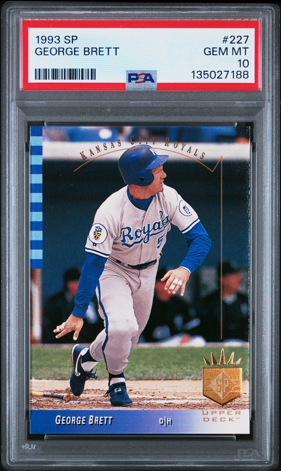 1993 SP #227 George Brett front