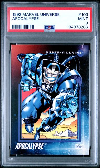 1992 Marveluniverse Marvel Universe Sup Er-Villains #103 Apocalypse front