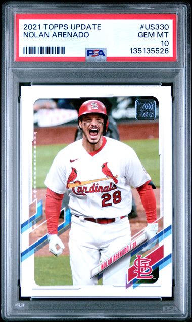 2021 Topps Topps Update #US330 Nolan Arenado front