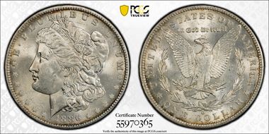 1886-O $1 MS62