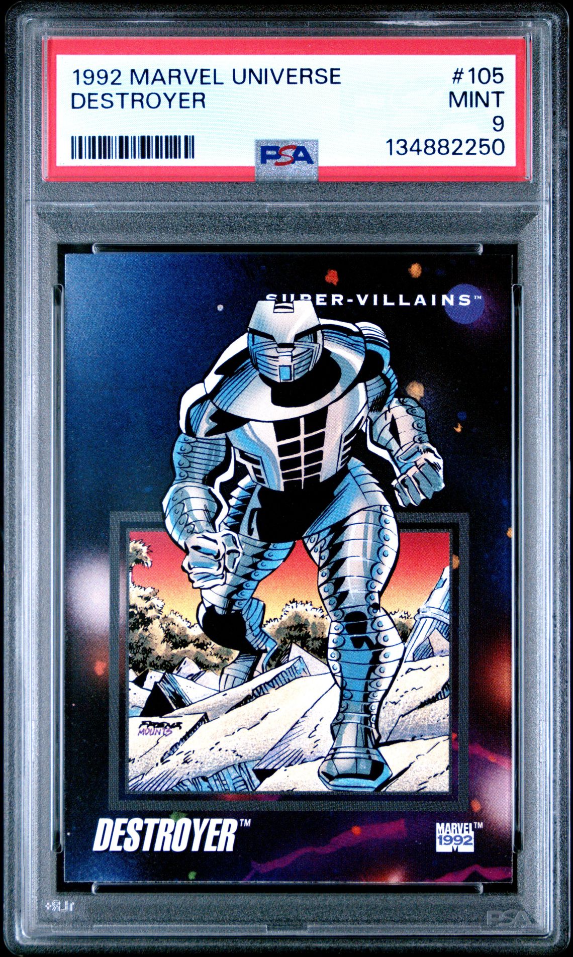 1992 Marvel MARVEL UNIVERSE #105 Destroyer front