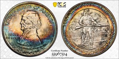 1925 50C Fort Vancouver MS67+