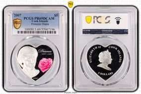 2007 $5 Princess Diana PR69DCAM