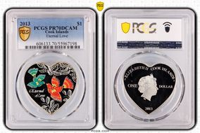 2013 $1 Eternal Love PR70DCAM