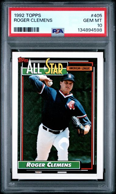 Topps Red Roger Clemens front