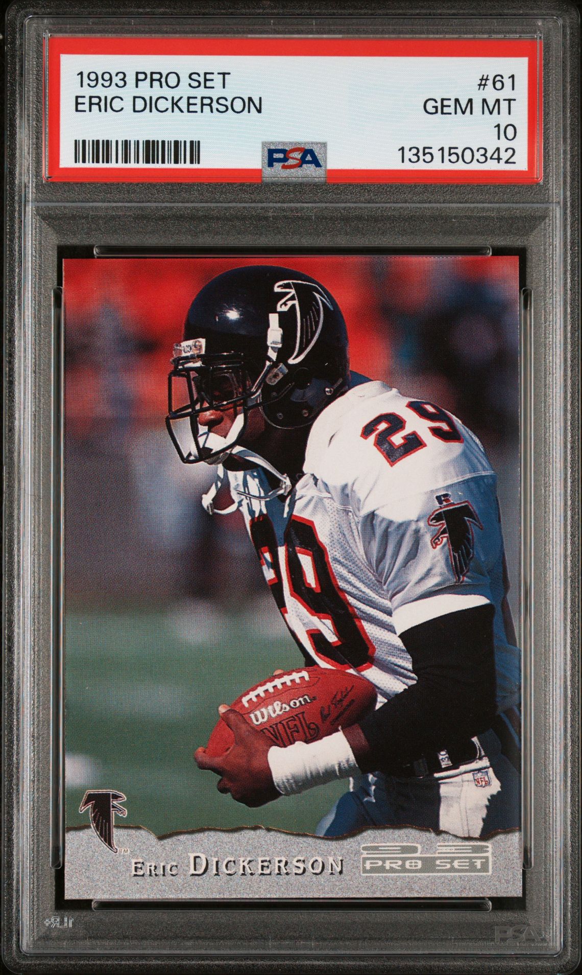 1993 PRO SET #61 Eric Dickerson front