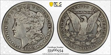 1879-CC $1 Capped Die N1