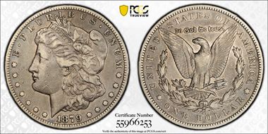 1879-CC $1 Capped Die N1
