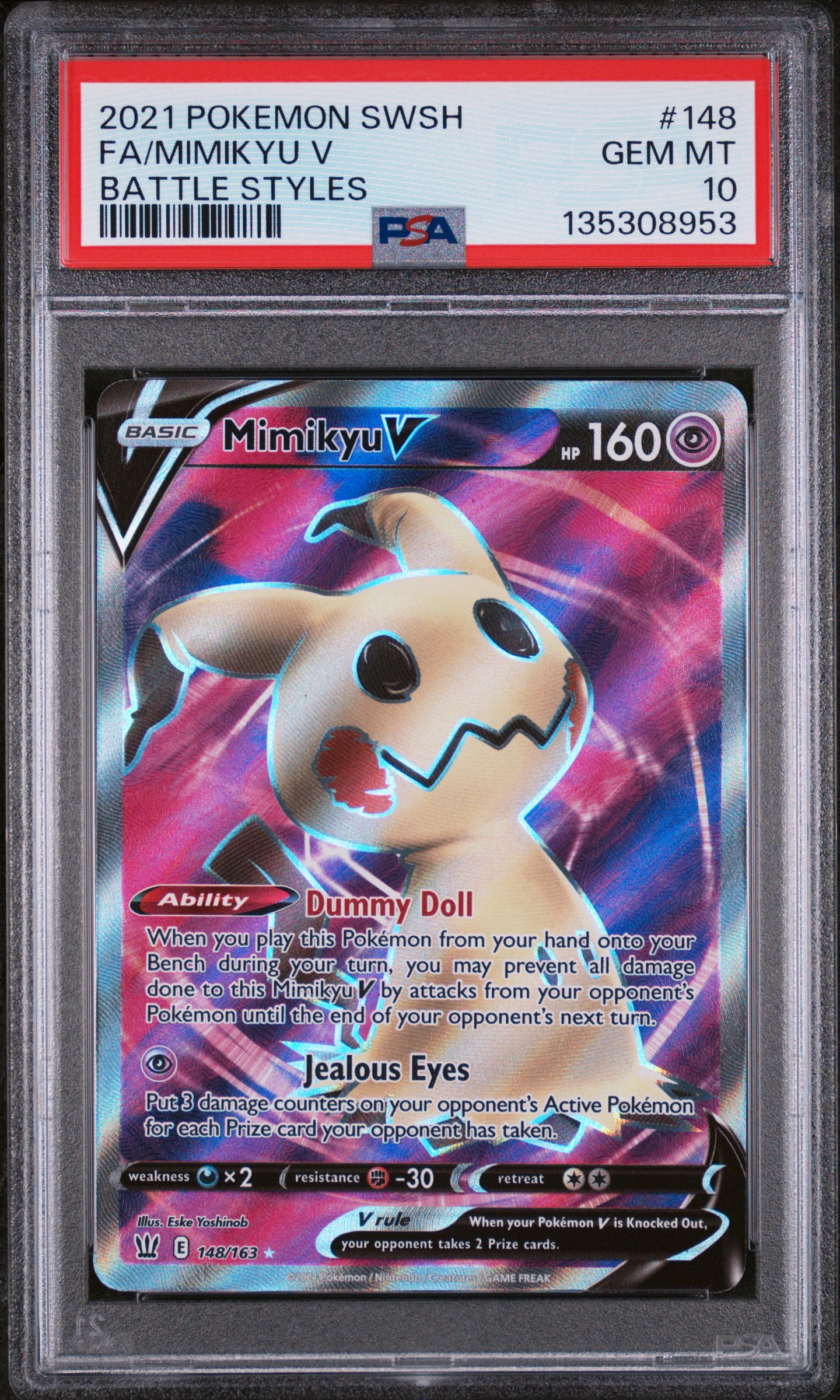 Mimikyu V #148 Alternate Art