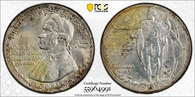 1928 50C Hawaiian MS66