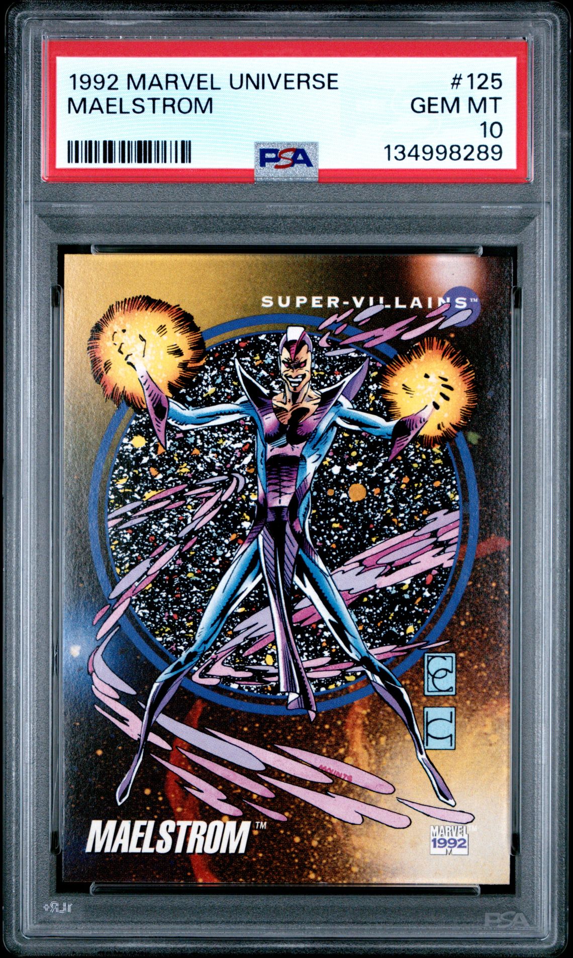 1992 Marvel MARVEL UNIVERSE #125 Maelstrom front