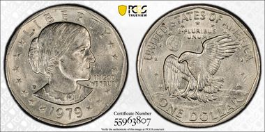 1979-P SBA$1 AU55