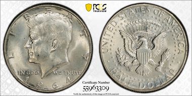 1964-D 50C MS65