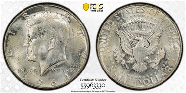 1964-D 50C MS64