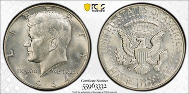 1964-D 50C MS65