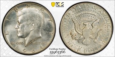 1964 50C MS64