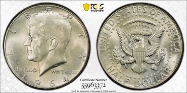 1964 50C MS65
