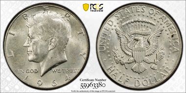 1964 50C MS64
