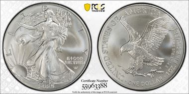 2025 $1 Silver Eagle First Strike MS65
