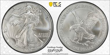 2025 $1 Silver Eagle First Strike MS65