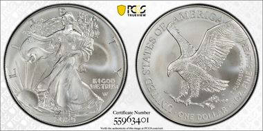 2025 $1 Silver Eagle First Strike MS69