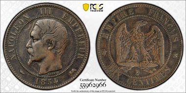 1854-D 10C Gad-248 F-133 N1BN