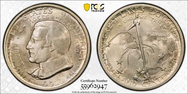 1936 50C Cleveland MS65