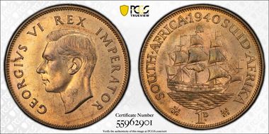 1940 1D KM-25 MS65RB