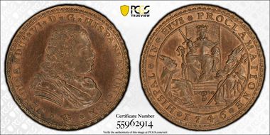 1746 Medal Herrera-28 Sevilla AE MS64BN