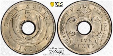 1920-H 5C KM-13 MS65
