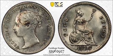 1838 4D S-3913 MS64