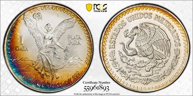 1995-Mo Onza Libertad Ag MS67