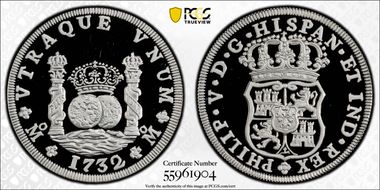 "1732"-Mo (1987) Onza X-MB48 PR68DCAM