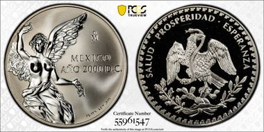 2000-Mo Medal Turn of the Millennium Ag PR68DCAM