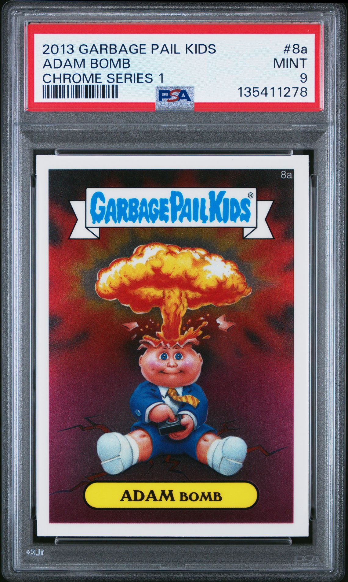 2013 Topps GARBAGE PAIL KIDS CHROME SERIES 1 #8A Adam Bomb front