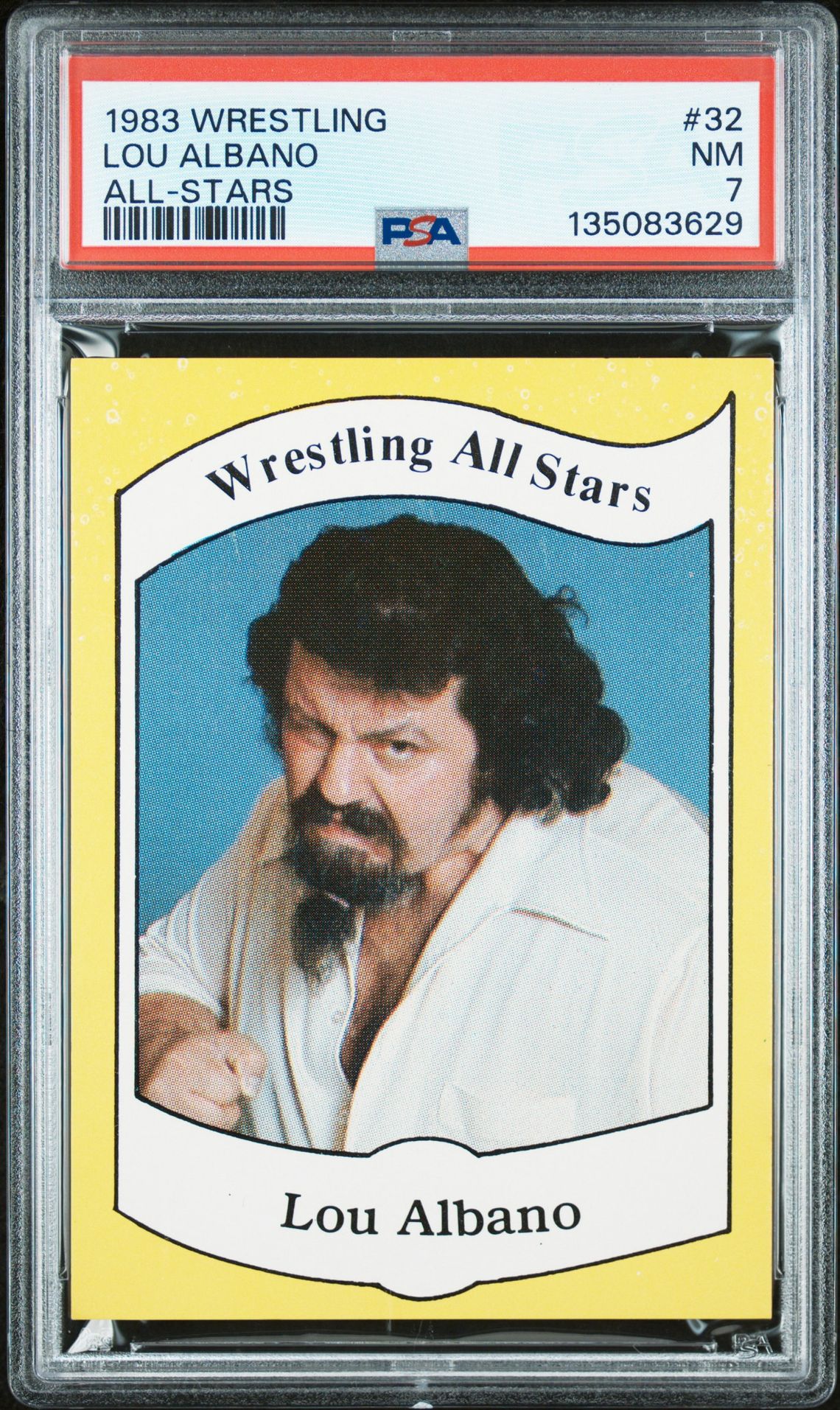 1983 WRESTLING ALL-STARS #32 Lou Albano front