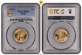 1918-S Sov S-4003 MS64
