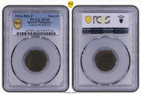 1834-MA F Quarto Calico-99 KM-10 XF40BN