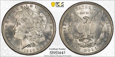 1896 $1 MS65