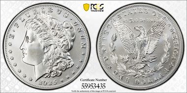 2025 $1 Morgan Dollar MS69
