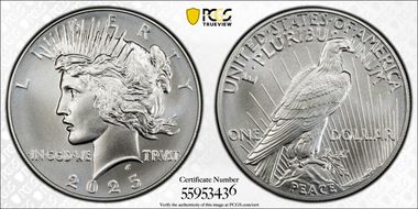 2025 $1 Peace Dollar MS69