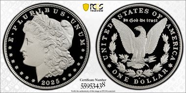 2025-S $1 Morgan Dollar PR70DCAM