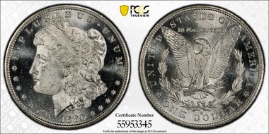 1880-S $1 MS66