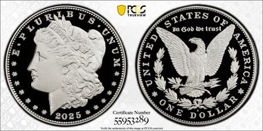 2025-S $1 Morgan Dollar PR70DCAM