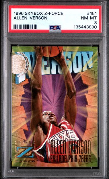 1996 SkyBox #151 Allen Iverson front