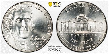 2025-D 5C MS66FS